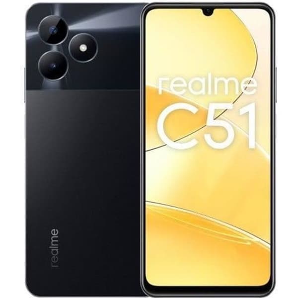 realme C51 4/128GB Svart Gratis Svart