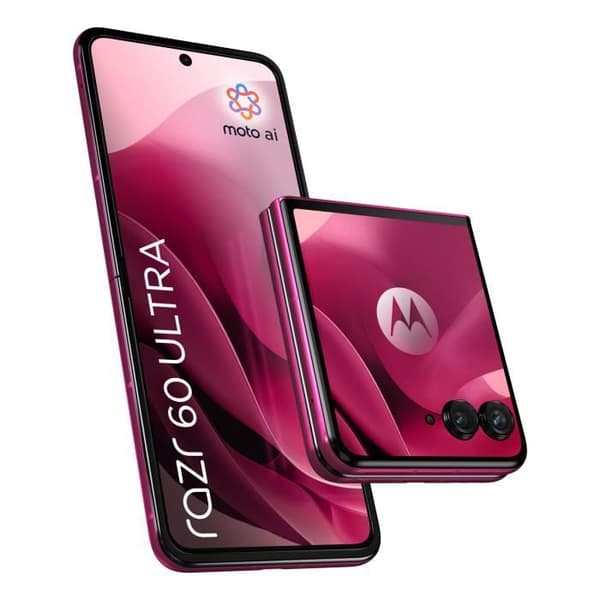 Motorola razr 60 ultra Smartphone Fällbar 5G 512GB Rosa Android 15 Dubbel SIM Rosa