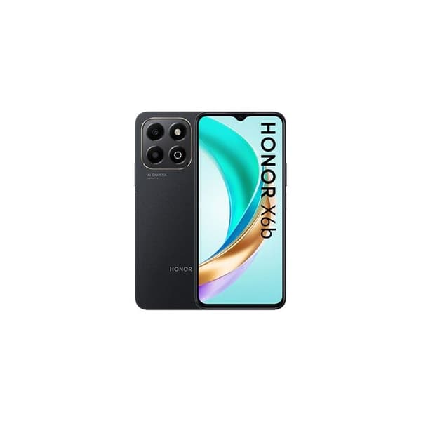 HONOR X6b 4G 4GB 128GB Svart 6,56” TFTLCD 90Hz MediaTek Helio G85 5200 mAh Smartphone