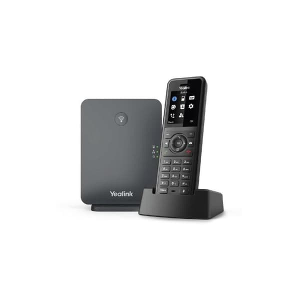 VIDEOKONFERENS, IP- och VoIP-telefoner, IP- och VoIP-telefoner, trådlös IP, Yealink IP Dect-telefon (w70b+w57r) Funktioner Svart