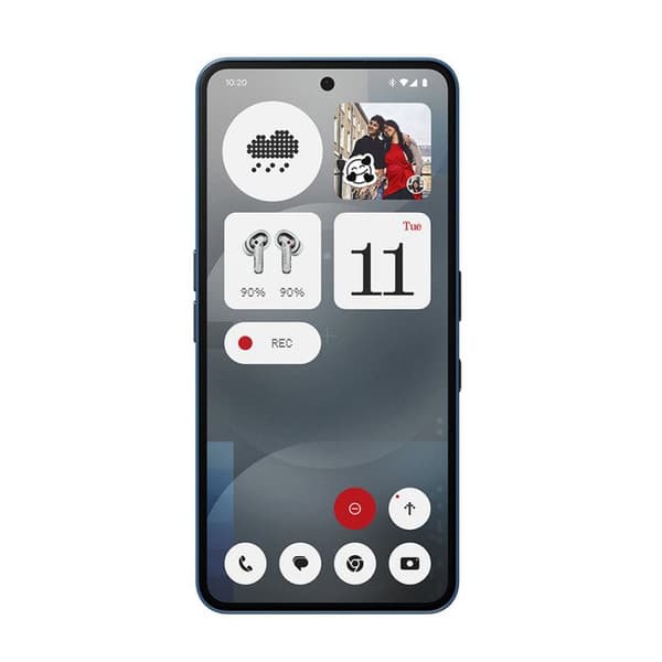 Smartphone Nothing Phone (3a) 5G 12GB 256GB Blå Dual SIM Snapdragon™ 7s Gen 3