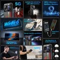 Miniatyrbild 6 av 6: HOTWAV Hyper 7 Pro 5G Mobiltelefon Stöttålig 36Go+256Go Robust Smartphone 10800mAh 200MP 120Hz 6.6"FHD+ NFC Android14, Röd
