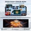 Miniatyrbild 4 av 6: Mobiltelefon Incassable HOTWAV Cyber 13 Pro 20Go+256Go 10800mAh 6,6" FHD+ 64MP, IP68 Vattentålig /NFC/OTG/GPS Dubbel SIM 4G - Svart