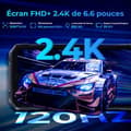 Miniatyrbild 3 av 6: HOTWAV Hyper 7 Pro 5G Mobiltelefon Oförstörbar 36Go+256Go Robust Smartphone 10800mAh 200MP 120Hz 6.6"FHD+ NFC Android 14, Svart