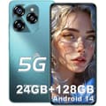 Miniatyrbild 1 av 6: OUKITEL C50 Billiga 5G Smartphones, 24Go+128Go/1To 6,8"HD+/90Hz 50MP Android 14 Mobiltelefon 5150mAh Dubbel SIM 5G GPS - Grön