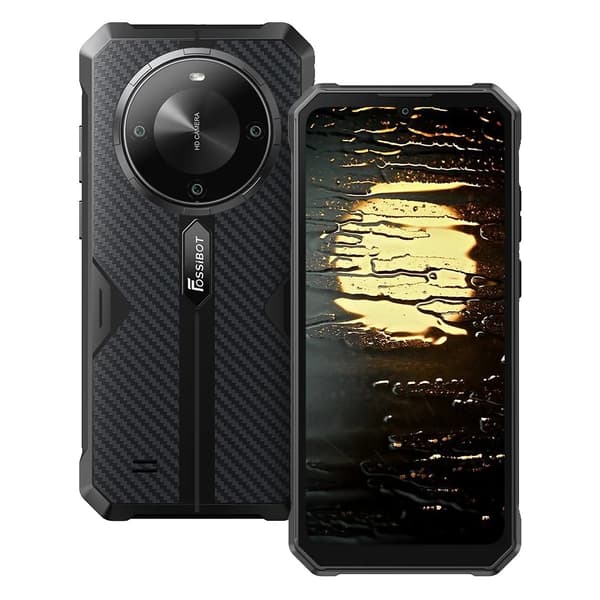 Robust Smartphone, 10300mAh Batteri, 20MP Kamera, Android 14,Global Version, Svart, EU-kontakt