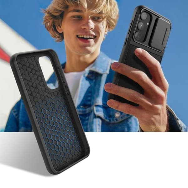 Smartphone Tech-protect VELAR CAM+ GALAXY A55 5G SVART