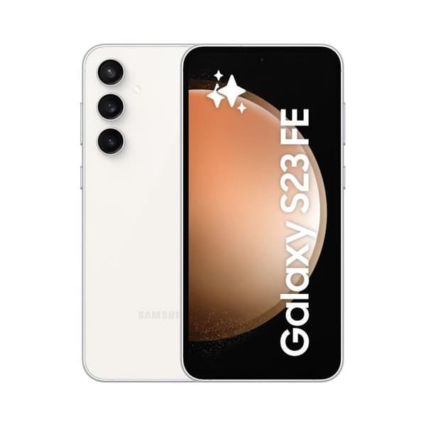 Samsung Galaxy S23 FE Smartphone 128 GB 5G Cream Gräddfärgad