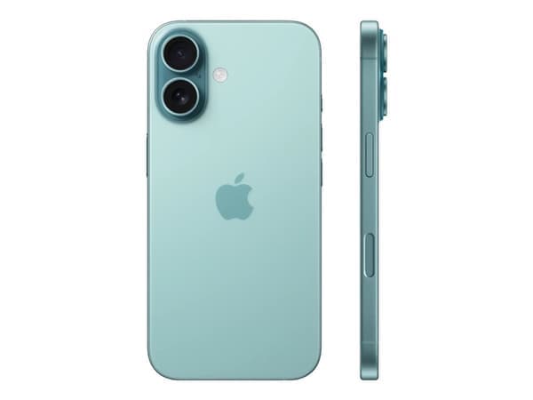 Apple iPhone 16 256 GB Blågrön Teal - Europeisk version - Helt ny - Upplåst - Inte aktiverad