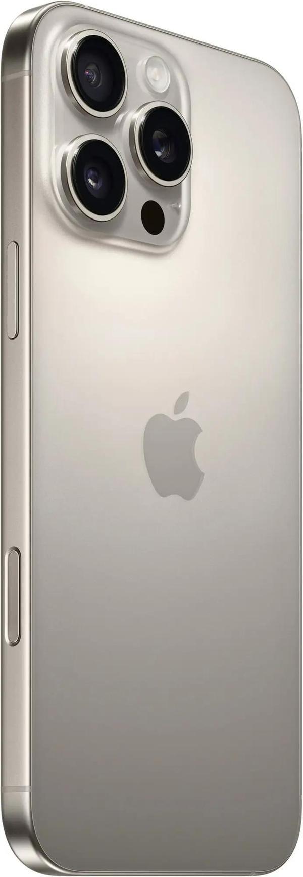 Apple iPhone 16 Pro Max - 256 GB Natural Titan - Europeisk version - Helt ny - Upplåst - Inte aktiverad