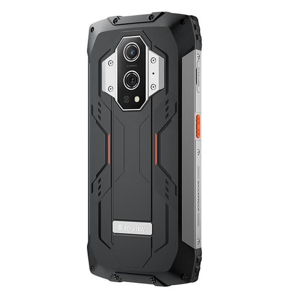 Blackview BV9300 Unbreakable Mobile Phone G99 120Hz 12GB+256GB 15080mAh 50MP IP68 Face ID Dual SIM - Belysningsversion - Orange