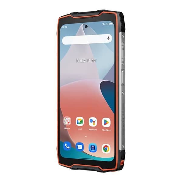 Blackview BV9300 Unbreakable Mobile Phone G99 120Hz 12GB+256GB 15080mAh 50MP IP68 Face ID Dual SIM - Belysningsversion - Orange