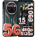 Miniatyrbild 1 av 6: OUKITEL WP55 Pro 5G Telefon Portabel Inkasbar Android 15 - 48Go+512Go 120Hz 6.6"FHD+ 2.4K 108MP 11000mAh 33W NFC/OTG, Orange
