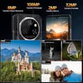 Miniatyrbild 4 av 6: OUKITEL WP55 Pro 5G Telefon Portabel Oslagbar Android 15 - 48Go+512Go 120Hz 6.6"FHD+ 2.4K 108MP+32MP 11000mAh 33W NFC/OTG, Svart