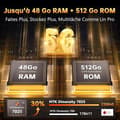 Miniatyrbild 2 av 6: OUKITEL WP55 Pro 5G Telefon Portabel Oslagbar Android 15 - 48Go+512Go 120Hz 6.6"FHD+ 2.4K 108MP+32MP 11000mAh 33W NFC/OTG, Svart