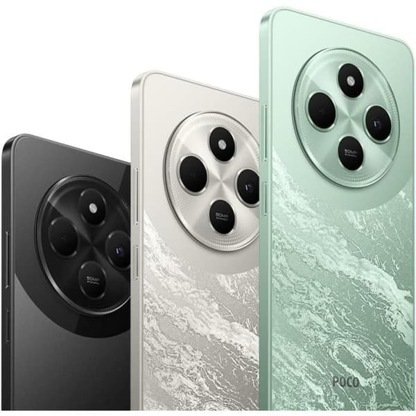 Smartphone POCO C75 6GB 128GB Grön, 2.0GHz, 6.88-tums skärm, Dubbel AI-kamera på 50MP, 5160mAH batteri, Fransk version 2 år av