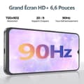Miniatyrbild 3 av 6: Billig Smartphone HOTWAV Note 13 Pro - Gåvor för Mors- och Farsdag - 6.6'' HD+ 5160mAh 8+256Go 50MP Mobiltelefon NFC - Svart