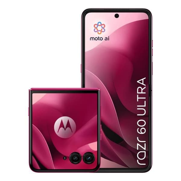 Motorola razr 60 ultra Smartphone Fällbar 5G 512GB Rosa Android 15 Dubbel SIM