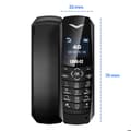 Miniatyrbild 3 av 5: Mini mobiltelefon 4G LTE Ultra kompakt Batteritid 5 timmar Svart