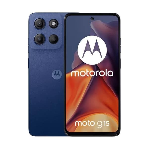 Motorola Moto G15 4G 8 GB/128 GB Blå (Sea Blue) Dubbel SIM