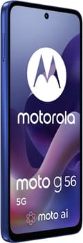 Miniatyrbild 6 av 10: Motorola Moto g56 5G 8GB 256GB Bländande Blå