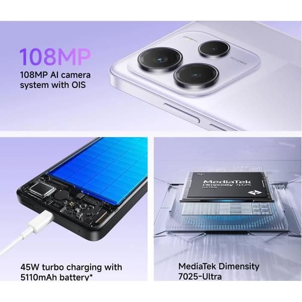 Xiaomi Redmi Note 14 5G 8G RAM 256G ROM - Grön