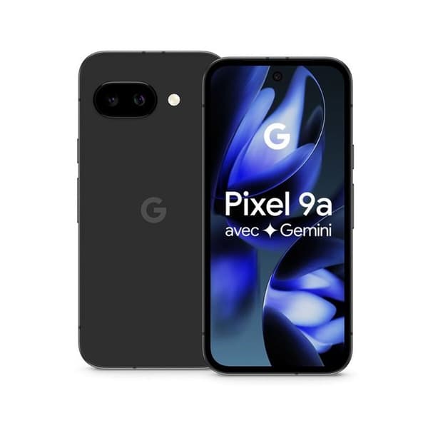 Smartphone Google Pixel 9a 6,3" 5G Dubbel SIM 128 Go Svart Vulkanisk Smartphone Google Pixel 9a 6,3" 5G Dubbel SIM 128 Go Svart Vulkanisk