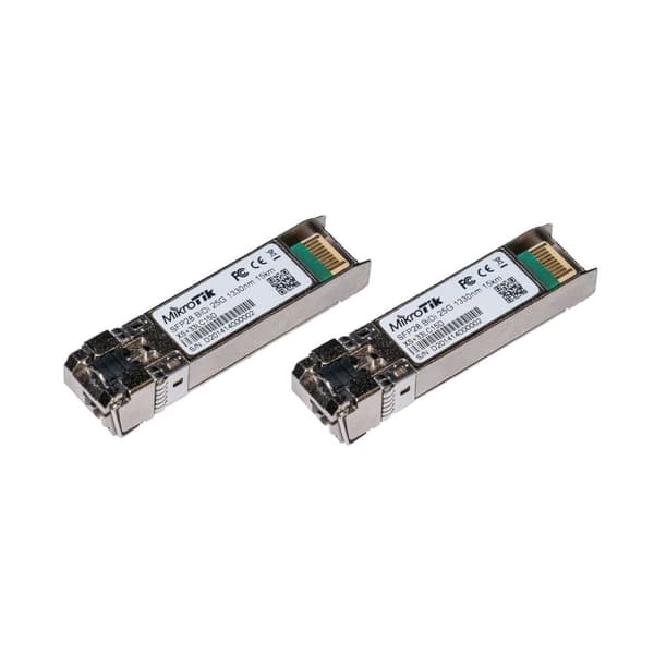 MikroTik 25G Bidirectional Single-Mode Module 10km Pair XS+2733LC15D