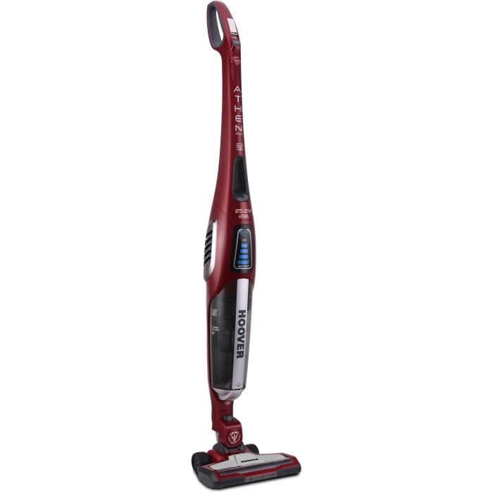 HOOVER ATV252RM CORDLESS VACUUM CLEANER - 25,2V Litium - 60min - Forkromet LED-elektrobørste - Parkering - Bærehåndtag