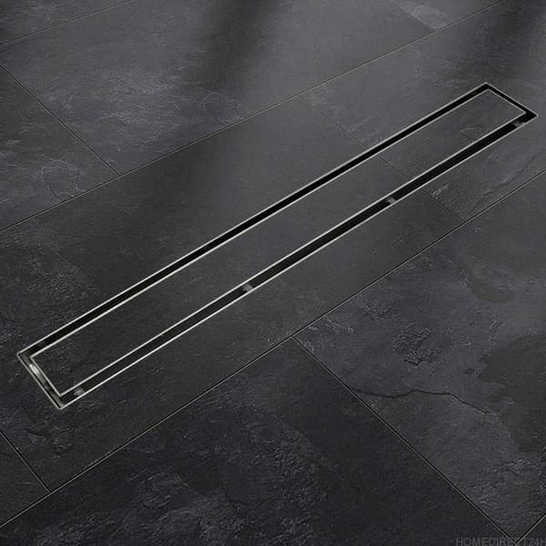 Befliesbar LINJ�R AVL�N MED H?LL 120cm ROSTFRITT ST?L