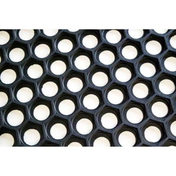 IDMAT - Hexagon gallermatta med fasade kanter 40x60cm