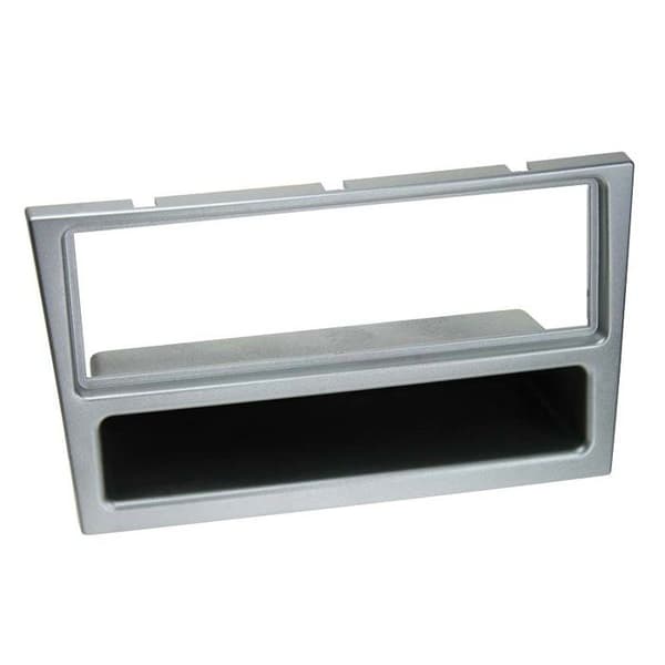 1-DIN frontadapter med förvaringsfack Opel matt krom