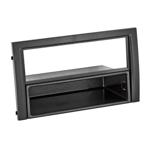 2-DIN Fasadadapter med förvaringsfack Skoda Fabia 2004 - 2007 svart
