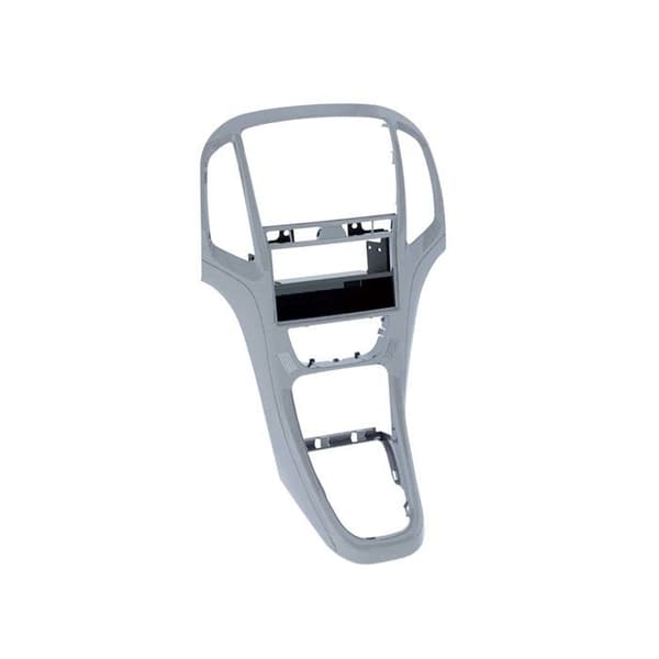 2-DIN framsadapter - Opel - Astra 2009 - Grå platin - Fickfack