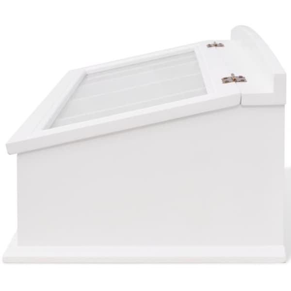 Bestikbakke i barokstil MDF hvid - Bestikbakke - Bestikbakker - Home & Living