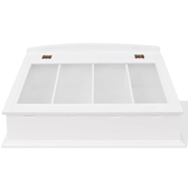 Besticklåda MDF vit barockstil