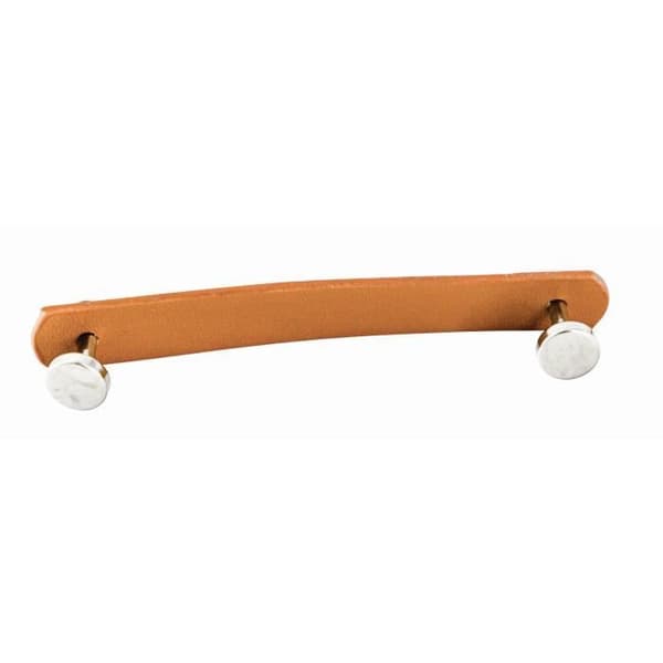 Accessoar för möbler - MegaCrea DIY - Lådhantag - Syntetläder - 9 cm - 3 stycken