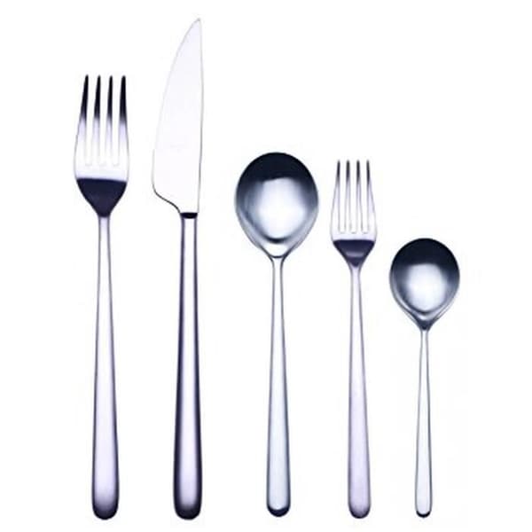 MEPRA SPA - Mepra 104722020 Hushållerska av 20 stycken Linea Ice Kitchen Hem Porslin och porslin Bestick Housekeepers assor