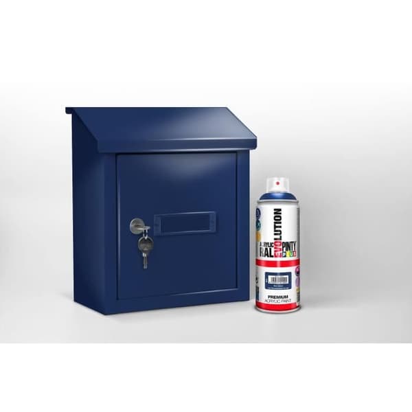 PINTY - Sprayspray 400ml blå RAL 5002 blank.