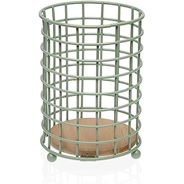 Bestick Organizer - Versa - S3411054 - Gummiträ - Flerfärgad - 14x14x19 cm