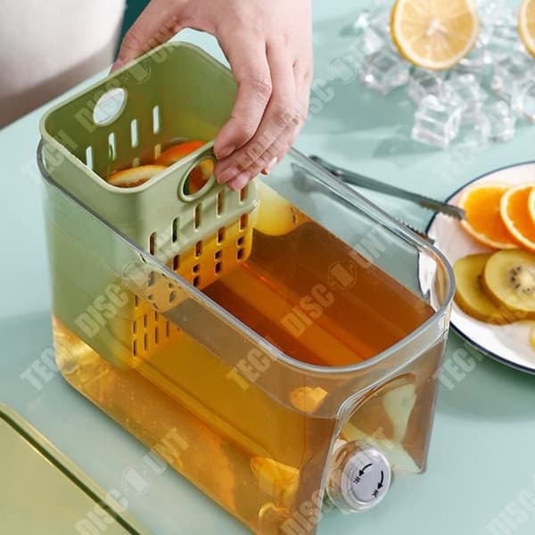 TD® Home Kallvatten Vattenkokare Kylare Kylskåp Blomma Juice Te Citron Vattenkokare Öl Zapper Stor kapacitet