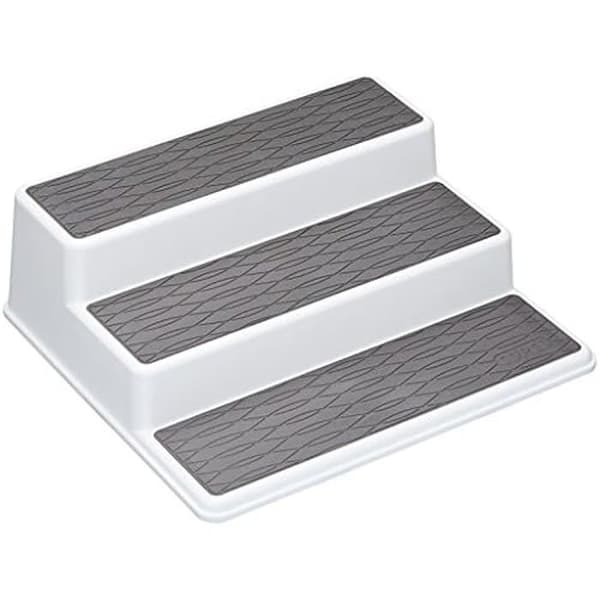 Copco Basics 3-nivå kryddställ för insidan av skåp, halkfria köksregalsorganisatörer, 26 x 23 x 8.5cm