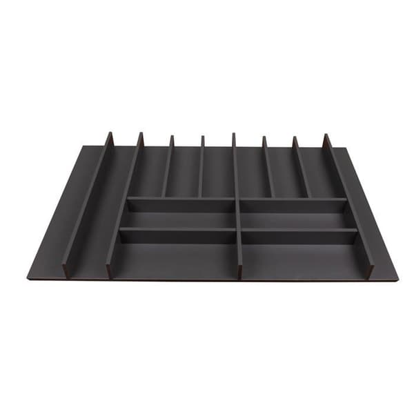 Elletipi - 1 - Wood line PLA O50090 Line Bestickhållare för låda i MDF melamin Grå Orion modul90 472 x 784 h 5