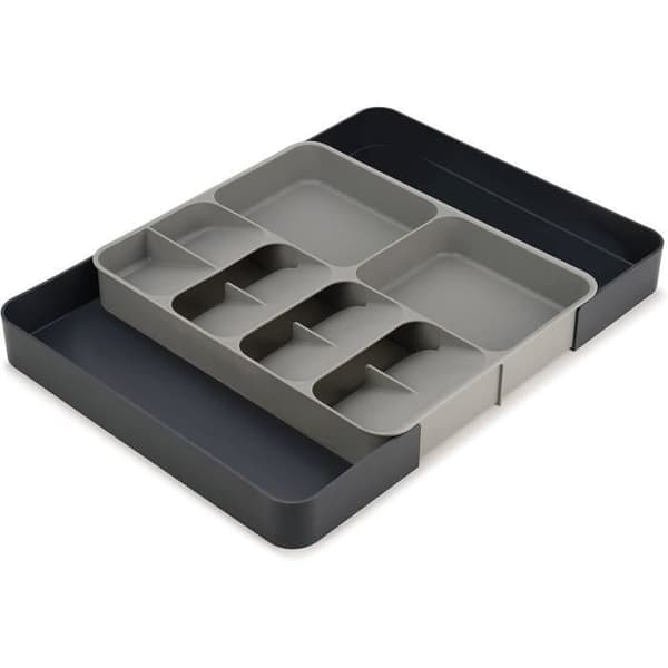 Joseph Joseph DrawerStore - Utensilställ för kökslådor, för bestick, köksredskap och tillbehör - Grå