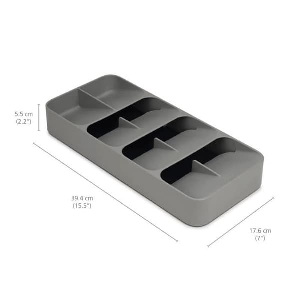 Bestickbricka - Joseph Joseph - DrawerStore™ - Kompakt - Stort format - Grå