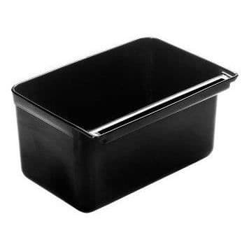Bac för bestick - Plast - Svart - 33x23x18 cm - 9 Ltos - E.U : 10