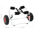 Miniatyrbilde 6 av 6: vidaXL Kajakk Transportvogn