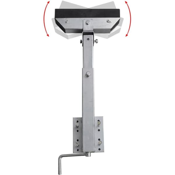 vidaXL Båthenger solid stang frontstøttesett på 2 stk 63 - 88 cm