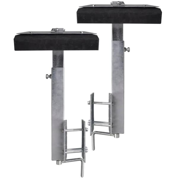 vidaXL Båthenger solid stang frontstøttesett på 2 stk 63 - 88 cm