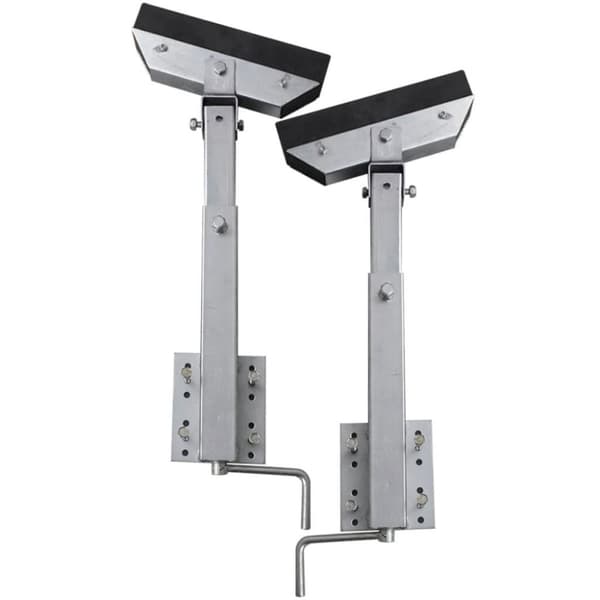 vidaXL Båthenger solid stang frontstøttesett på 2 stk 63 - 88 cm